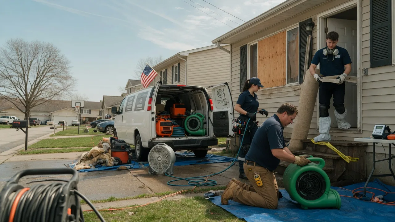 Water Damage Restoration in Cayuga, IN near me